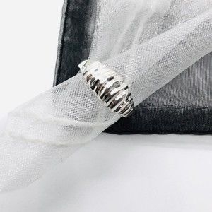 Sterling Silver Scalloped Ring Size 7 1/4